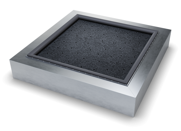 Встраиваемый батут (полотно из сплошной армированной морозостойкой резины) 1480х1480 мм