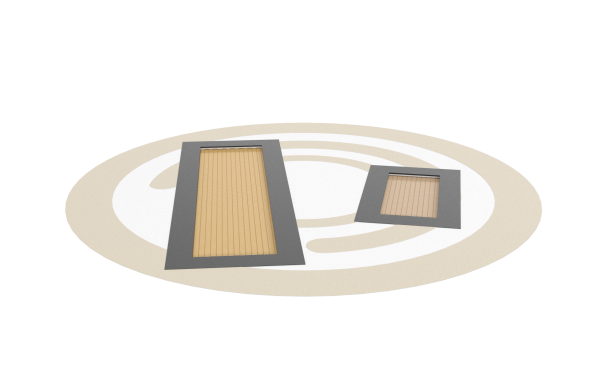 Прямоугольный батут встраиваемый 4800*1600 (сетка 4200*1000)