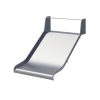 Открытая горка на склон H=1500 W=2000