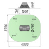 Фото Тоннель проходной на склон D=790 L=1500 AGEO-TNN.1500.790 | ANIMATO
