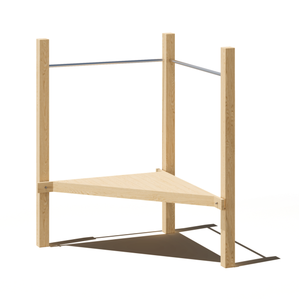 Балансировочная игровая треугольная платформа