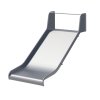 Открытая горка на склон H=1000 W=1500